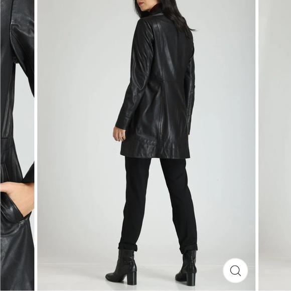 Danier black leather jacket - women’s XL - Picture 9 of 10